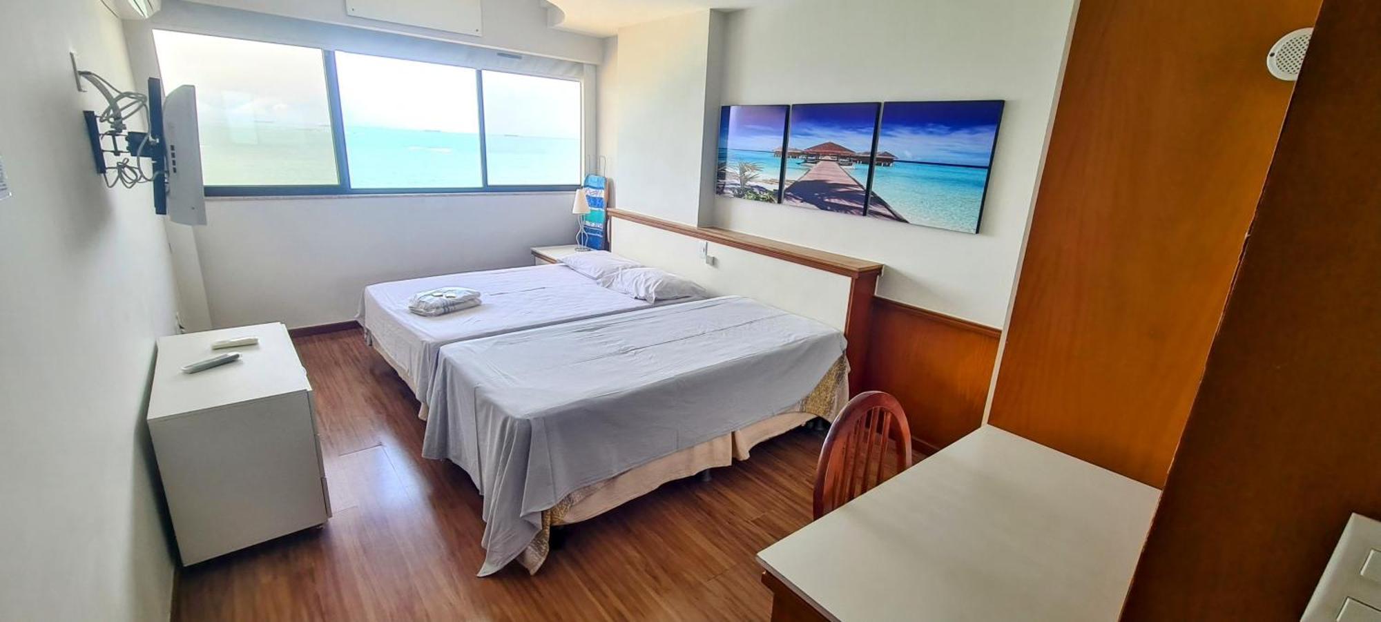Flat Pasárgada 906, Free Bikes, pé na praia Vila Velha  Esterno foto
