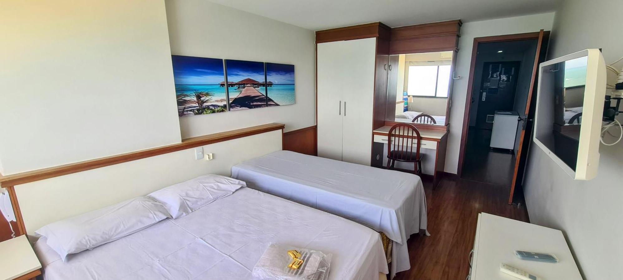 Flat Pasárgada 906, Free Bikes, pé na praia Vila Velha  Esterno foto