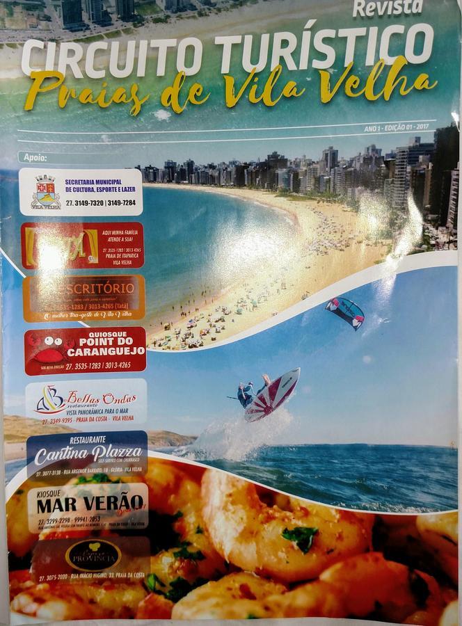 Flat Pasárgada 906, Free Bikes, pé na praia Vila Velha  Esterno foto