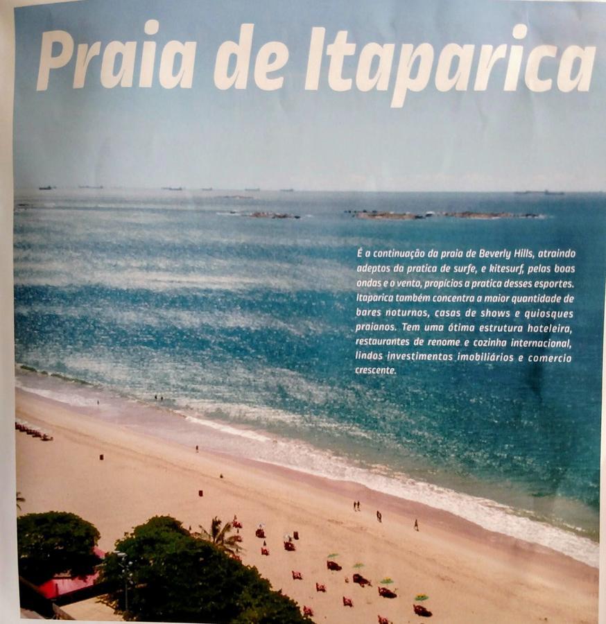 Flat Pasárgada 906, Free Bikes, pé na praia Vila Velha  Esterno foto