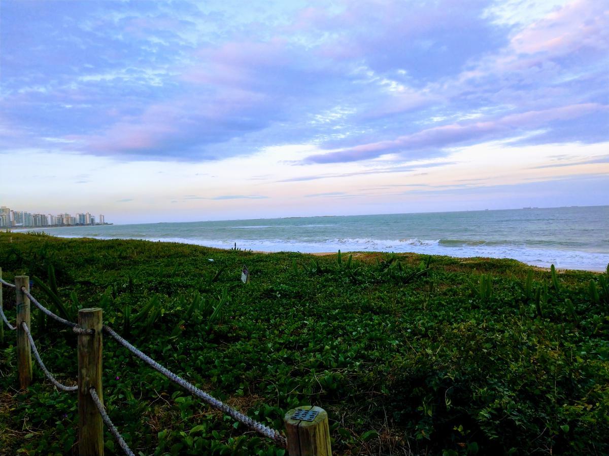 Flat Pasárgada 906, Free Bikes, pé na praia Vila Velha  Esterno foto