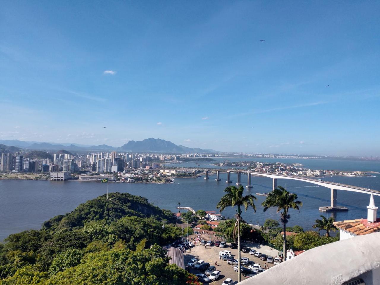 Flat Pasárgada 906, Free Bikes, pé na praia Vila Velha  Esterno foto